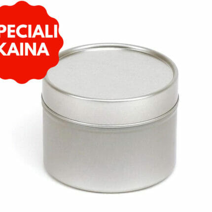 Metal jars with lid for candles 100 / 250 / 400 ml