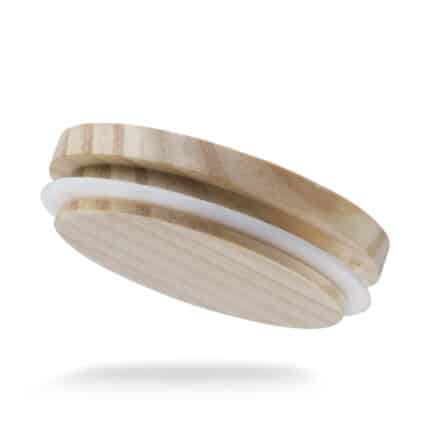 Wooden Lid for Glass Candle Containers