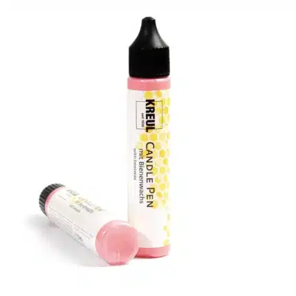 kreul-candle-pen-diy-candle-decorating-piestukas-zvakems-metaline-raudona-metallic-rose