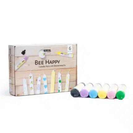 KREUL Candle Pen Set of 6 Bee Happy