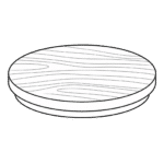 Candle container lids
